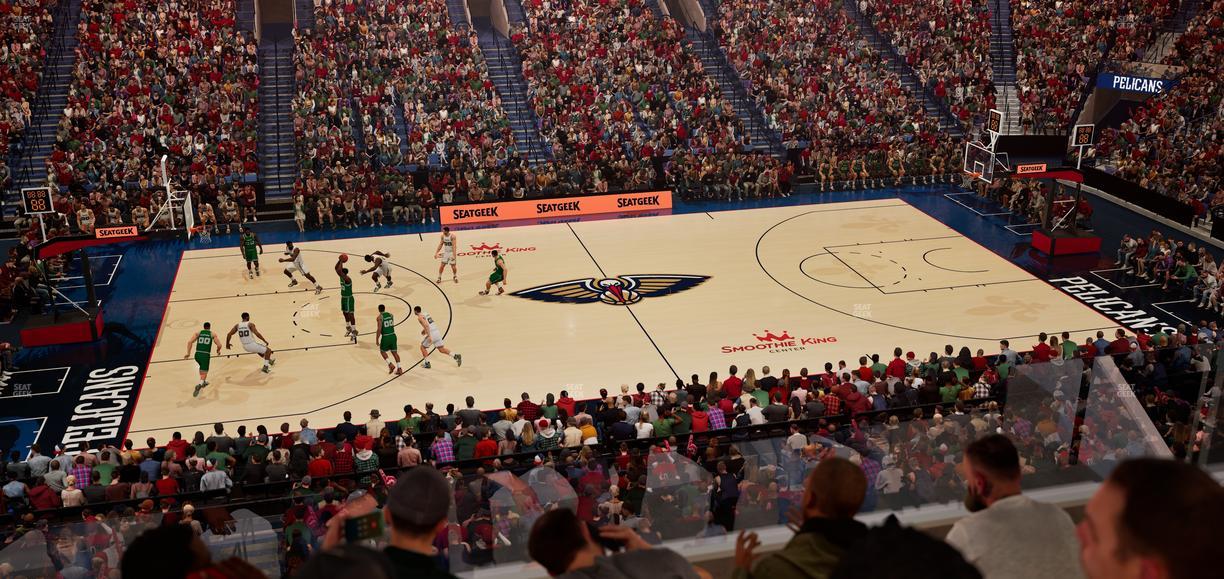 Smoothie King Center - Section Suite 202 Seat View