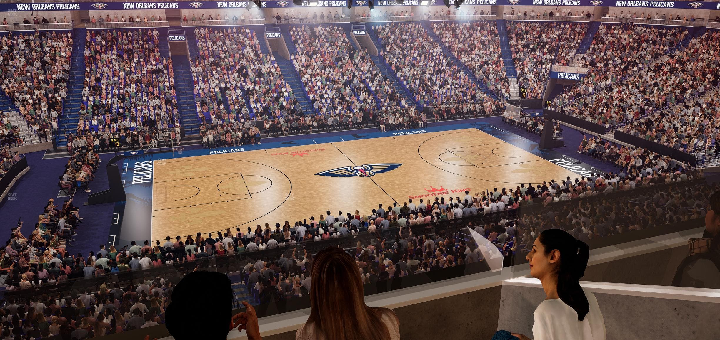 Smoothie King Center - Section Suite 203 Seat View