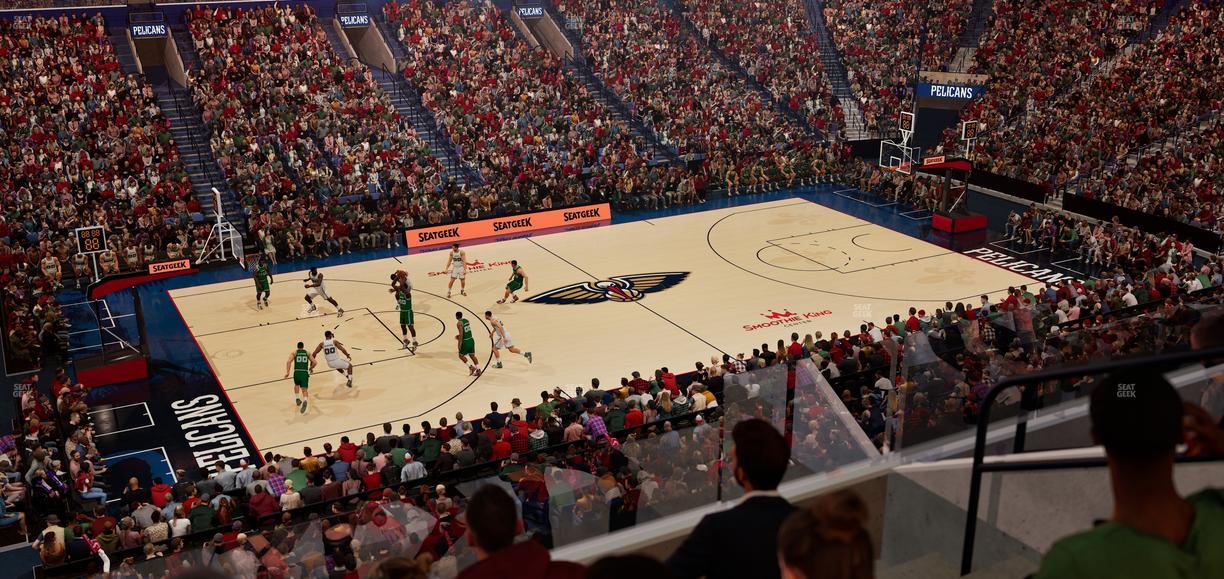 Smoothie King Center - Section Suite 204 Seat View