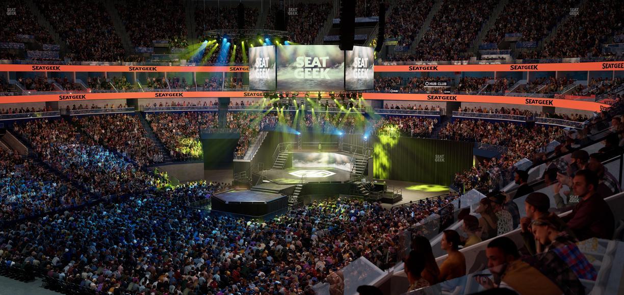 Smoothie King Center - Section Suite 206 Seat View