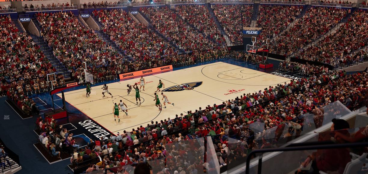 Smoothie King Center - Section Suite 206 Seat View