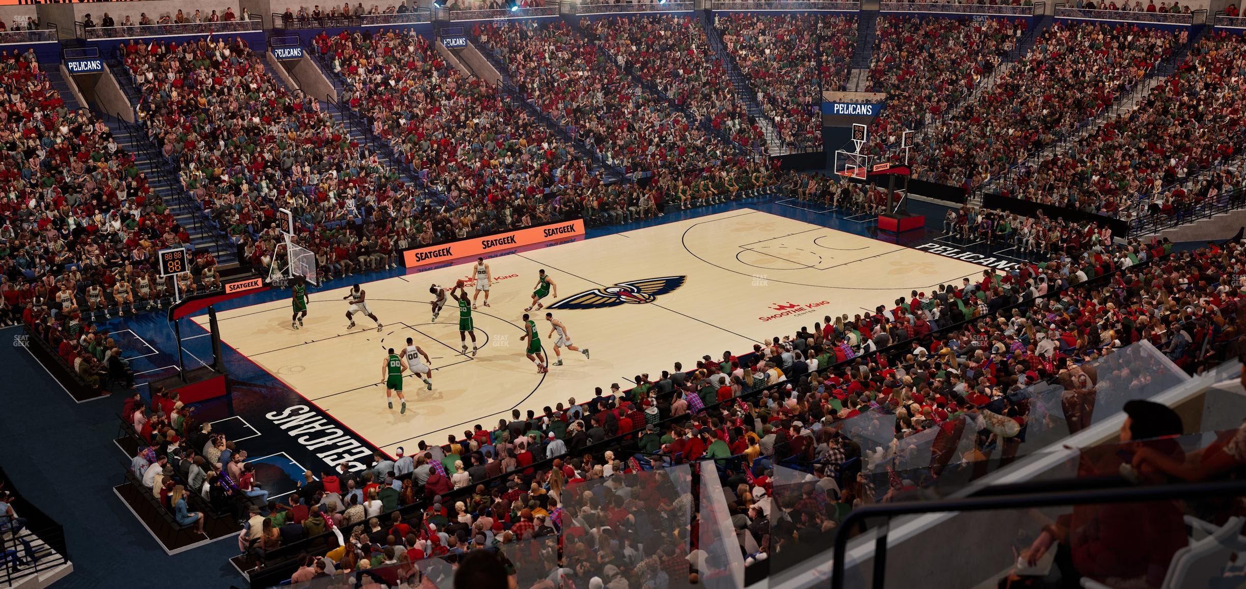 Smoothie King Center - Section Suite 206 Seat View
