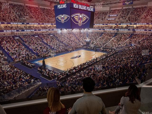 Smoothie King Center - Section Suite 208 Seat View