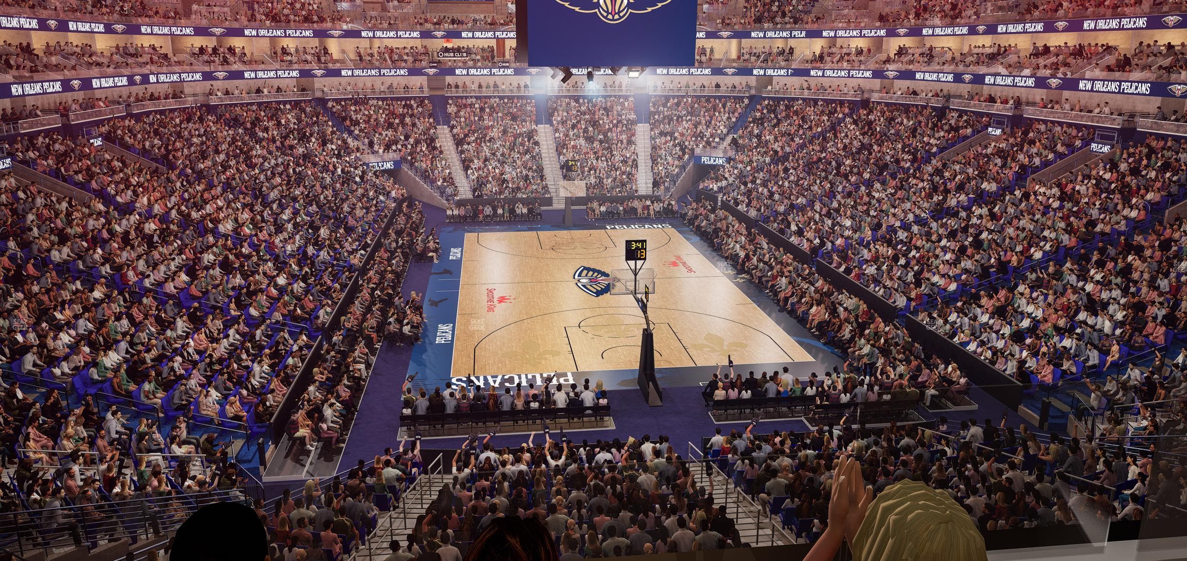 Smoothie King Center - Section Suite 218 Seat View