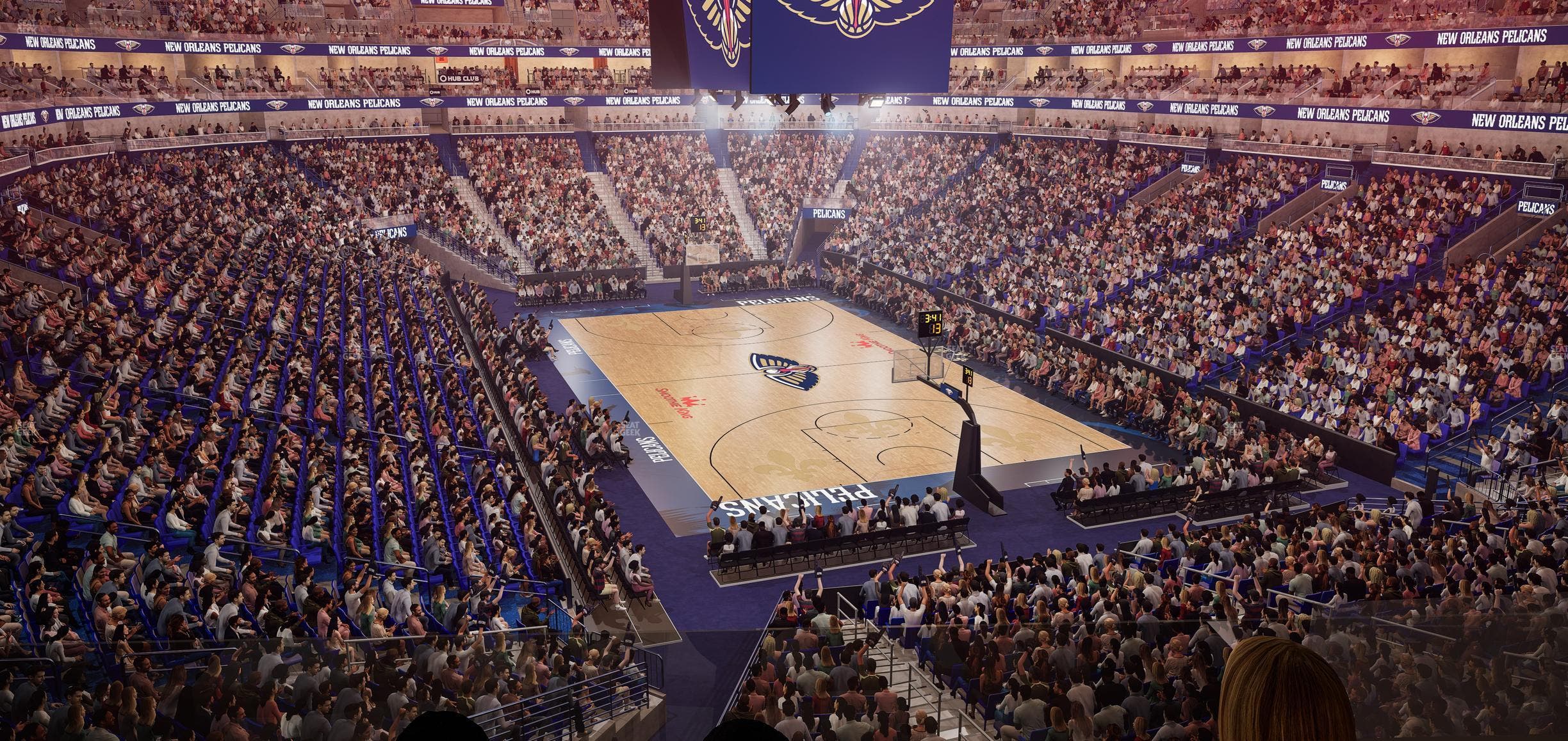 Smoothie King Center - Section Suite 221 Seat View