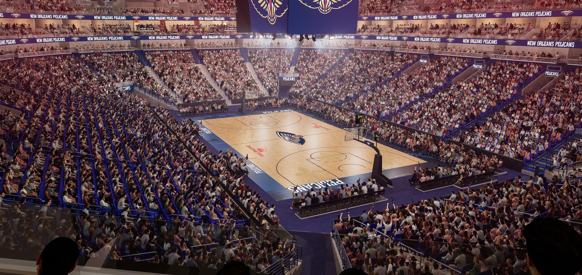 Smoothie King Center - Section Suite 222 Seat View