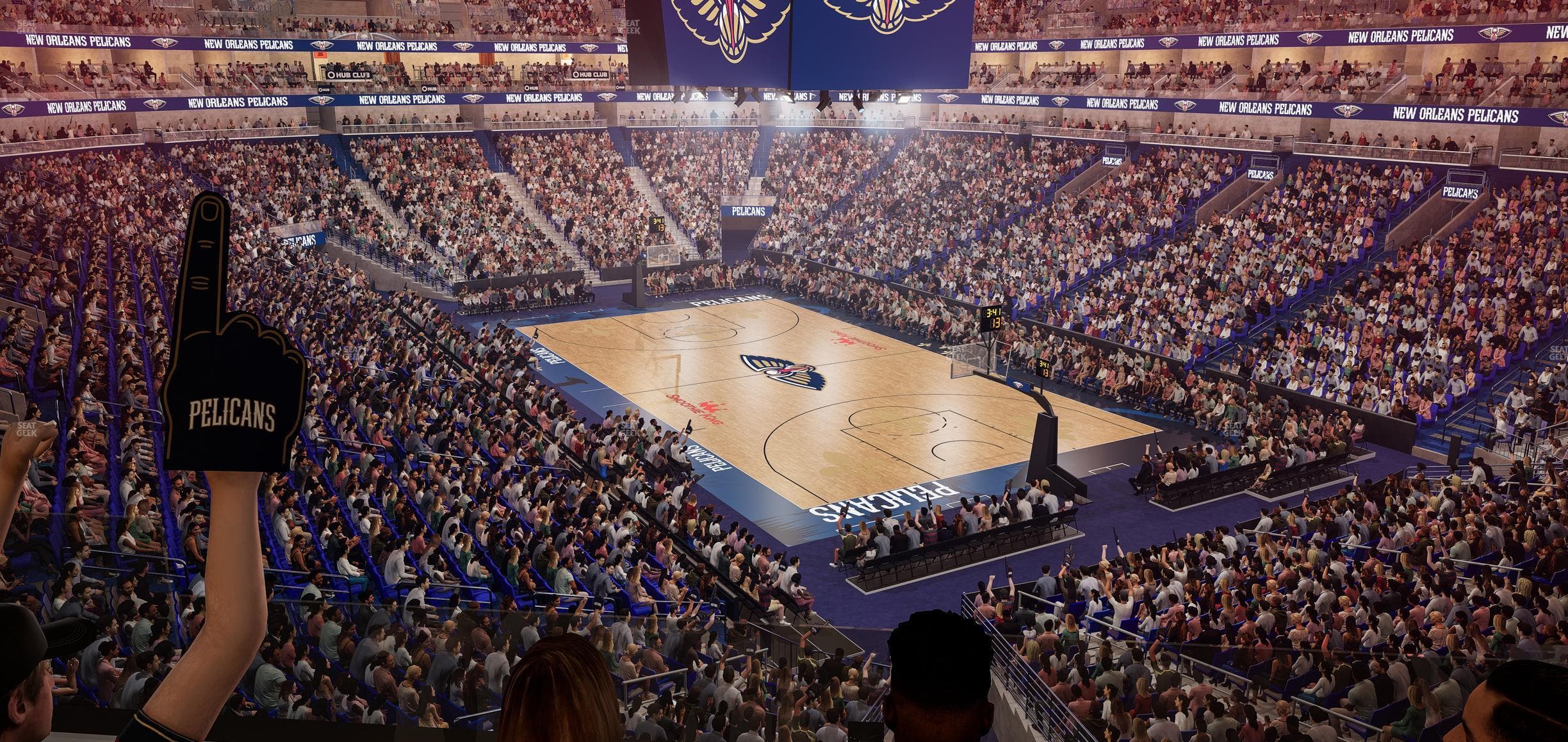 Smoothie King Center - Section Suite 223 Seat View