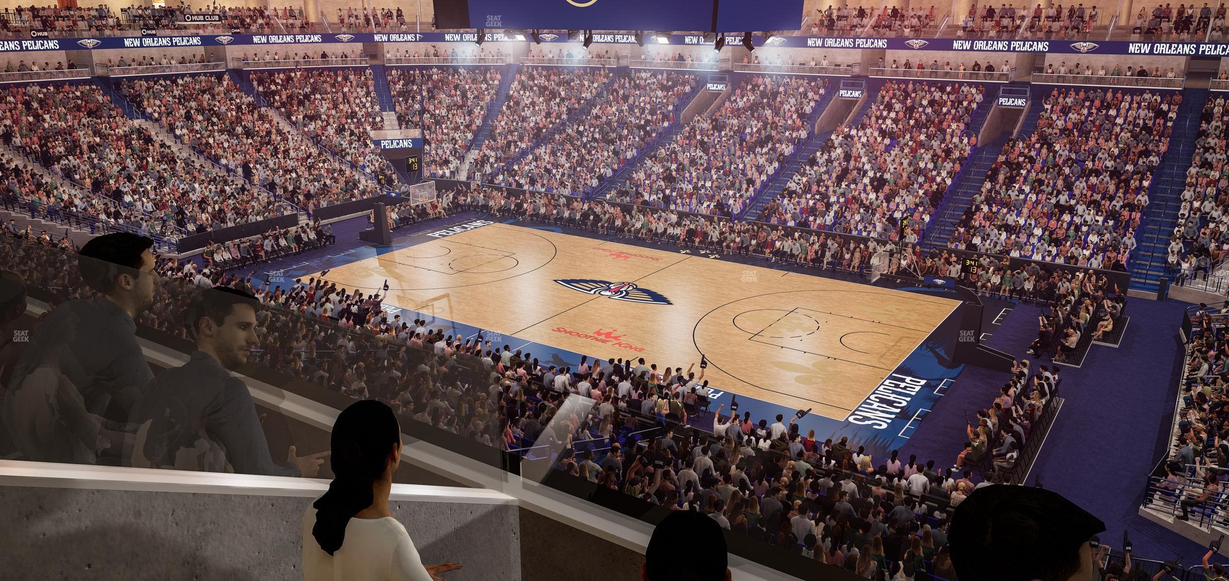 Smoothie King Center - Section Suite 228 Seat View