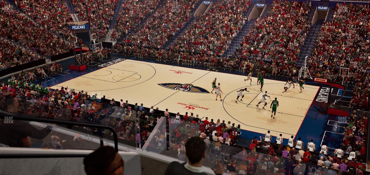 Smoothie King Center - Section Suite 229 Seat View