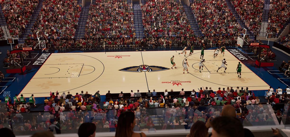 Smoothie King Center - Section Suite 233 Seat View