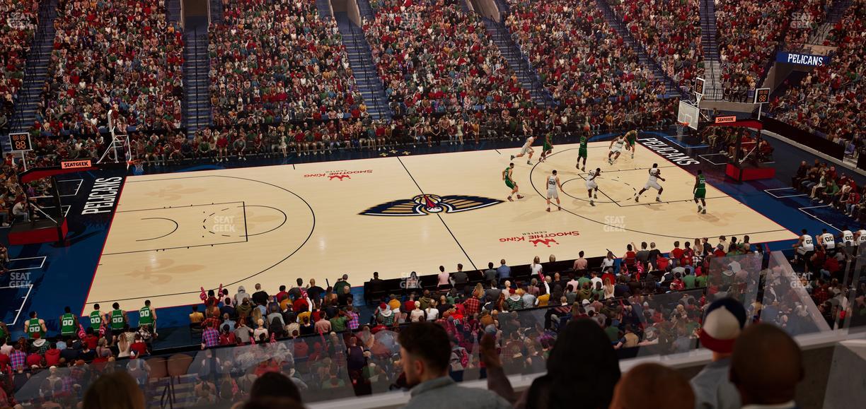 Smoothie King Center - Section Suite 234 Seat View