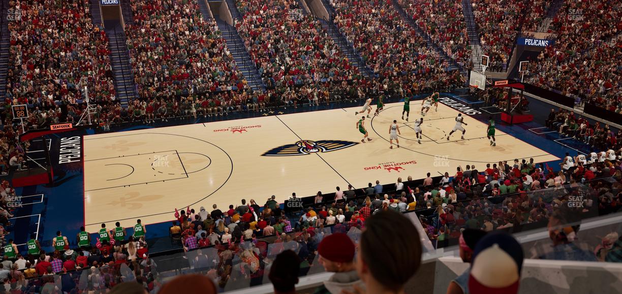 Smoothie King Center - Section Suite 235 Seat View