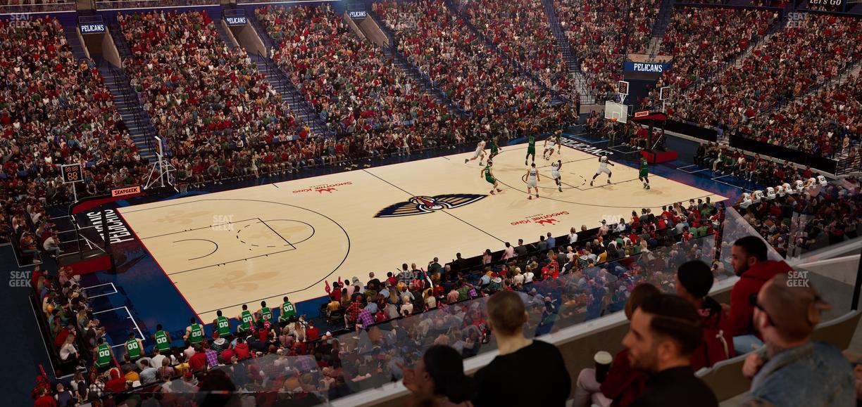 Smoothie King Center - Section Suite 237 Seat View