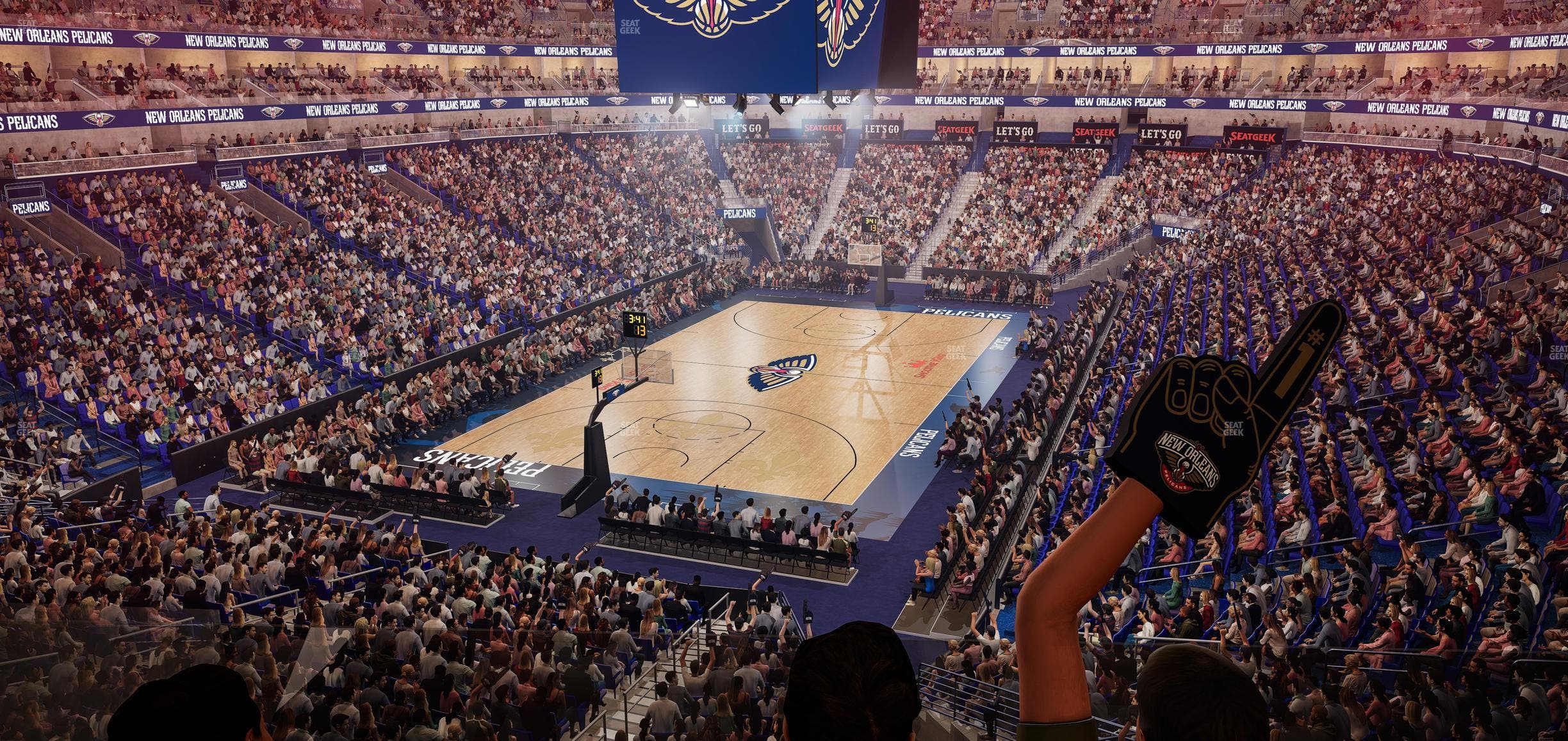 Smoothie King Center - Section Suite 244 Seat View