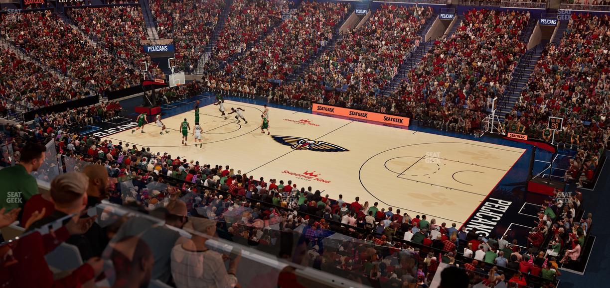 Smoothie King Center - Section Suite 260 Seat View