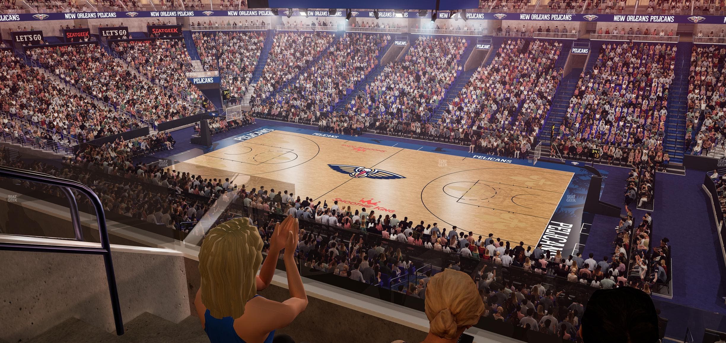 Smoothie King Center - Section Suite 261 Seat View