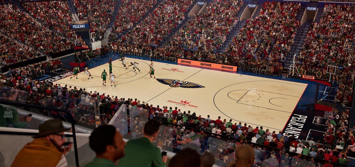 Smoothie King Center - Section Suite 261 Seat View