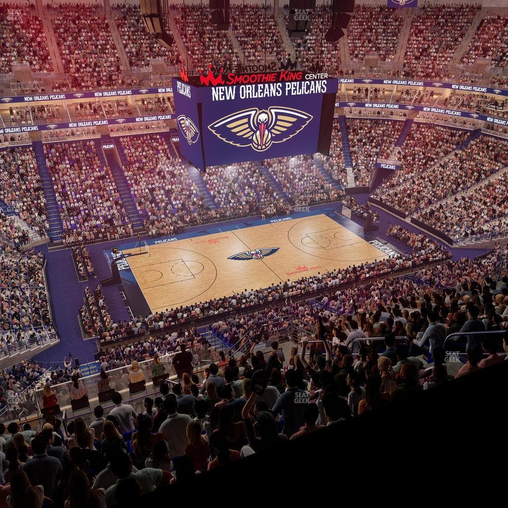 Smoothie King Center - Section Warehouse Seat View