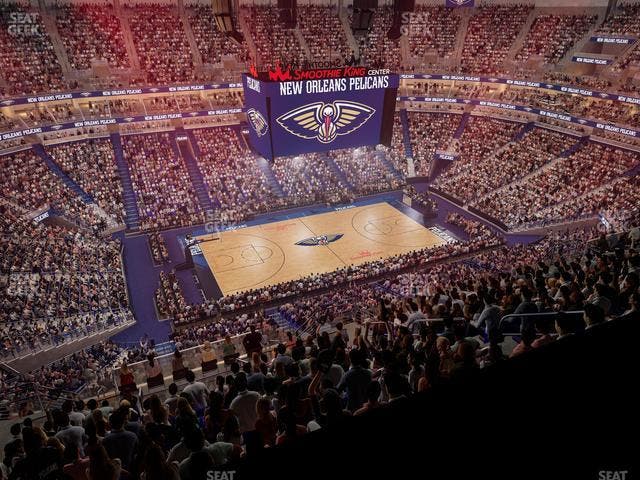 Smoothie King Center - Section Warehouse Seat View