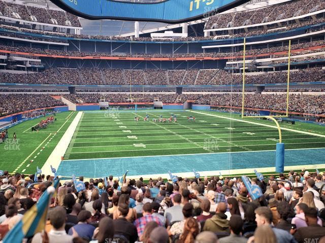 SoFi Stadium - Section 101 Wc Seat View