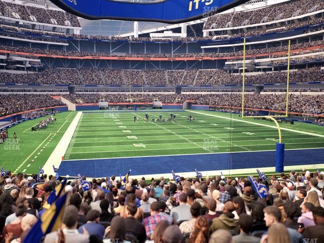 SoFi Stadium - Section 101 Wc Seat View