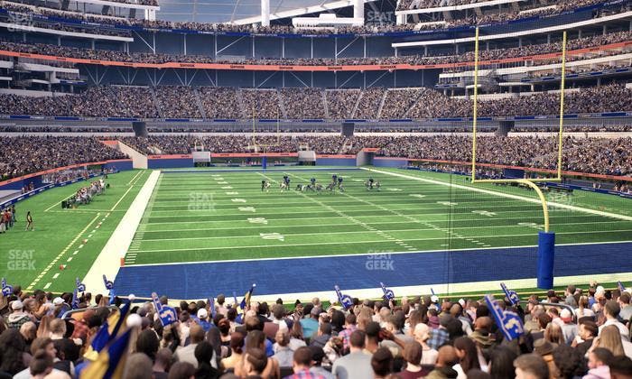 SoFi Stadium - Section 101 Wc Seat View