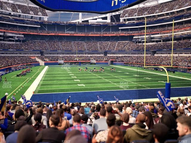 SoFi Stadium - Section 101 Seat View