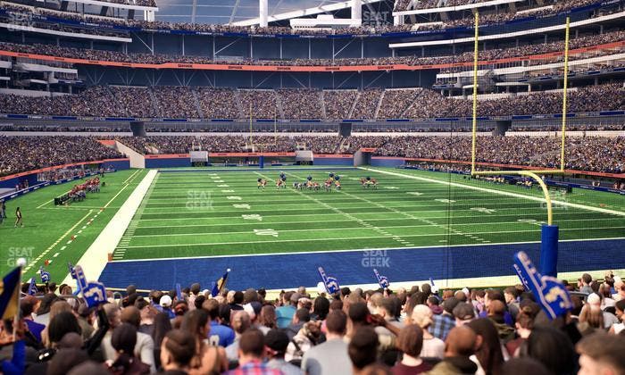 SoFi Stadium - Section 101 Seat View