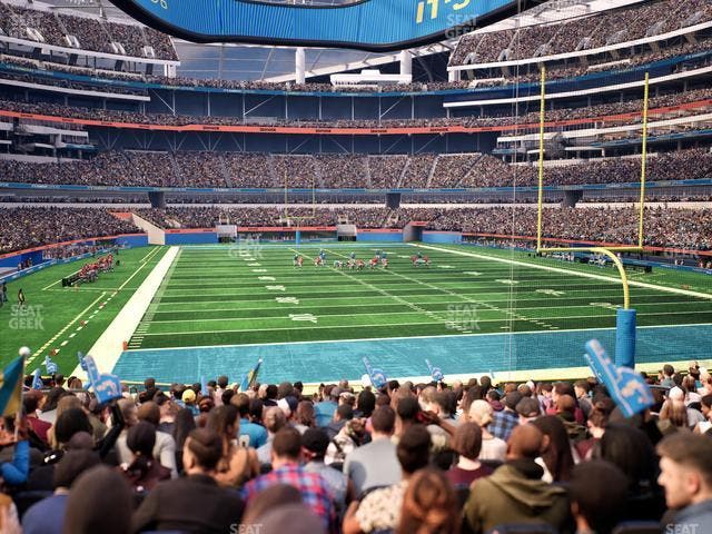 SoFi Stadium - Section 101 Seat View