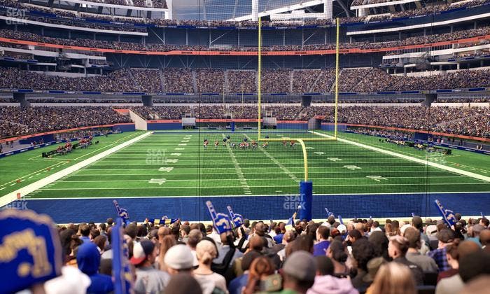 SoFi Stadium - Section 102 Seat View