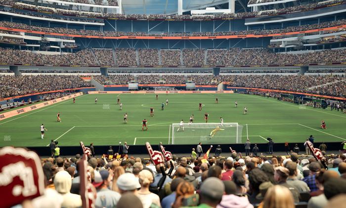 SoFi Stadium - Section 102 Seat View