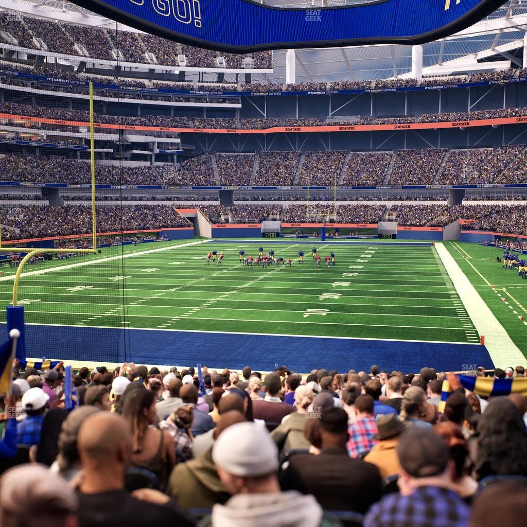 SoFi Stadium - Section 104 Seat View