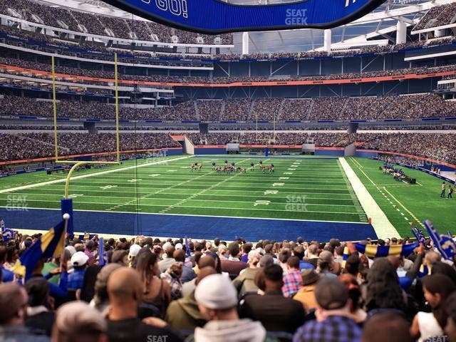 SoFi Stadium - Section 104 Seat View
