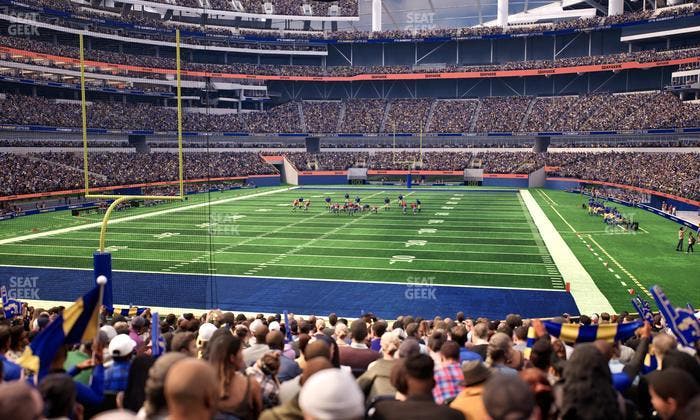 SoFi Stadium - Section 104 Seat View