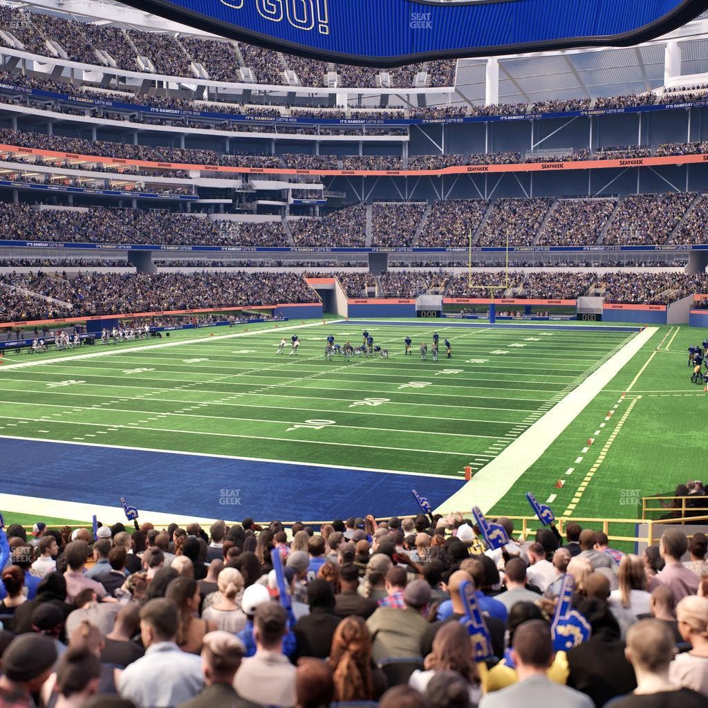 SoFi Stadium - Section 105 Wc Seat View
