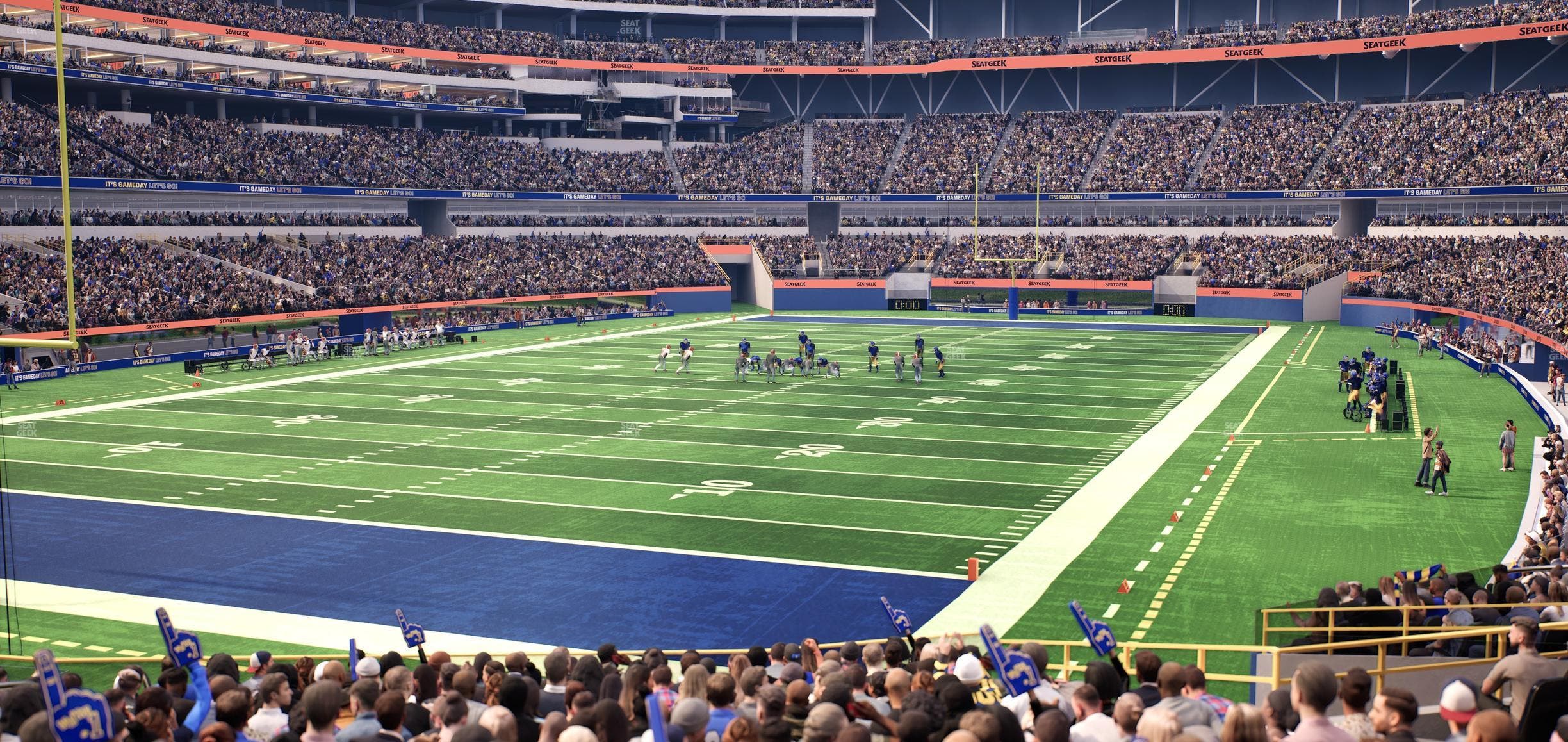 SoFi Stadium - Section 105 Wc Seat View