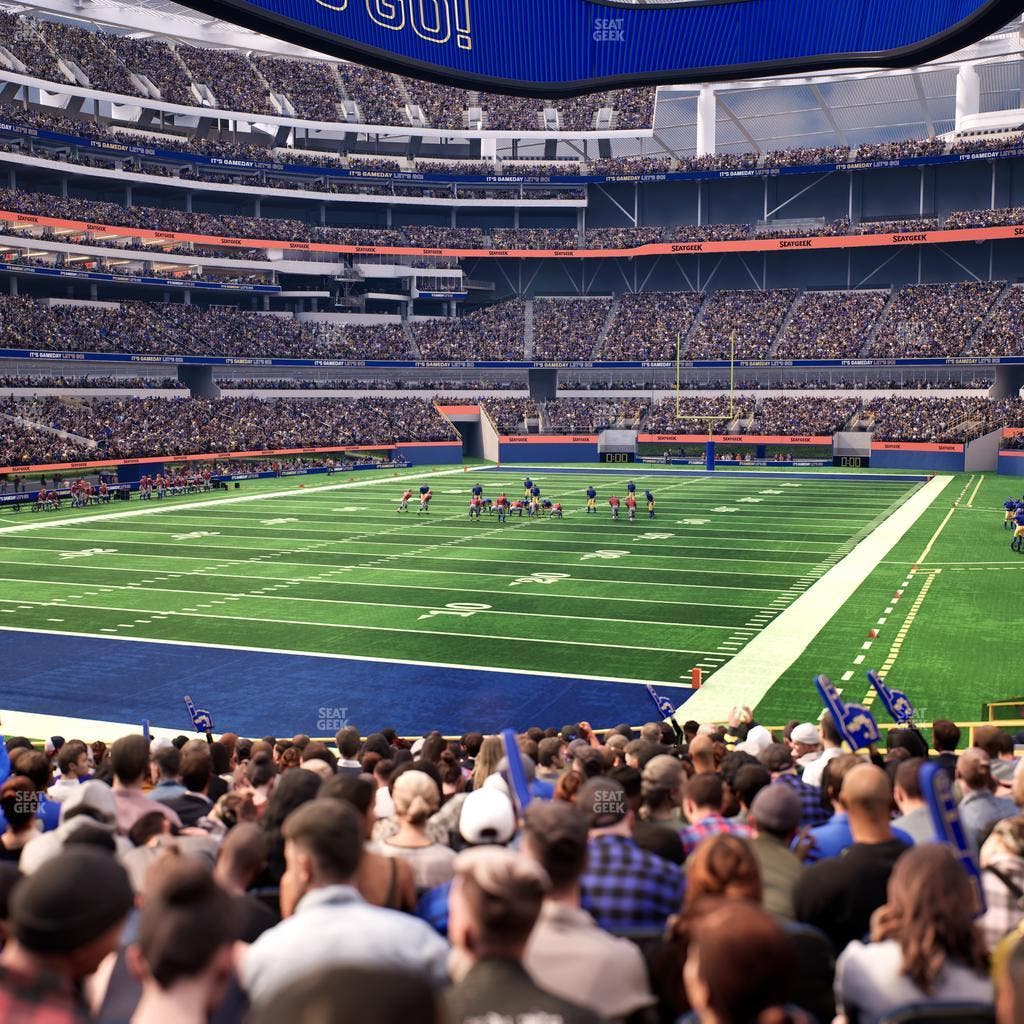 SoFi Stadium - Section 105 Seat View