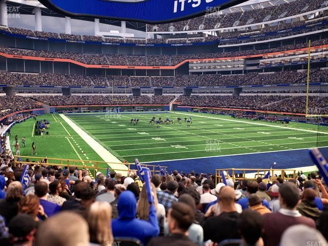 SoFi Stadium - Section 119 Seat View