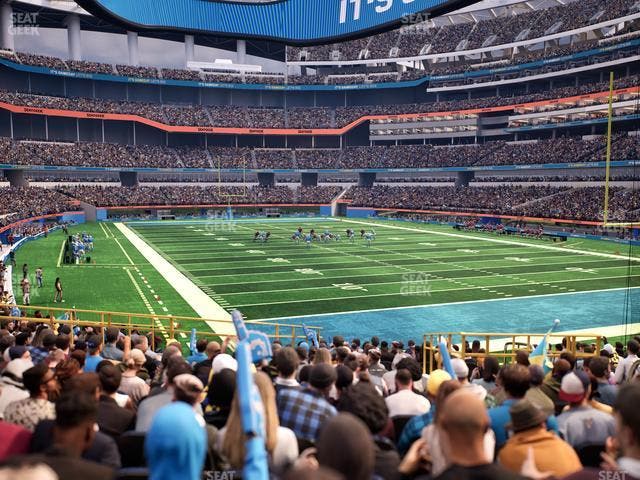 SoFi Stadium - Section 119 Seat View