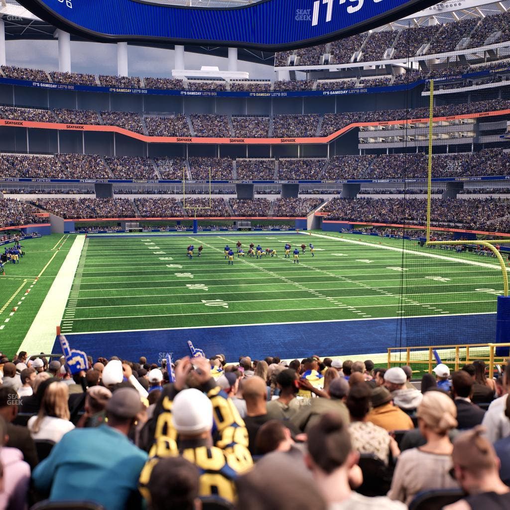 SoFi Stadium - Section 120 Seat View