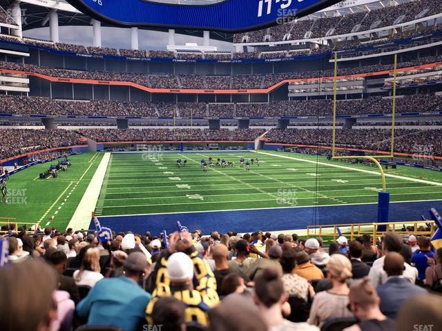 SoFi Stadium - Section 120 Seat View