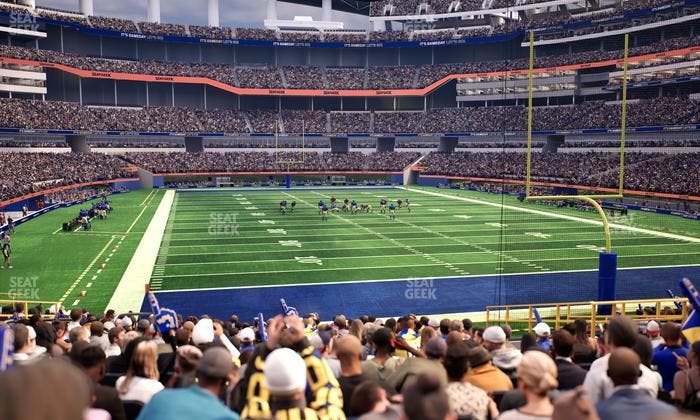 SoFi Stadium - Section 120 Seat View