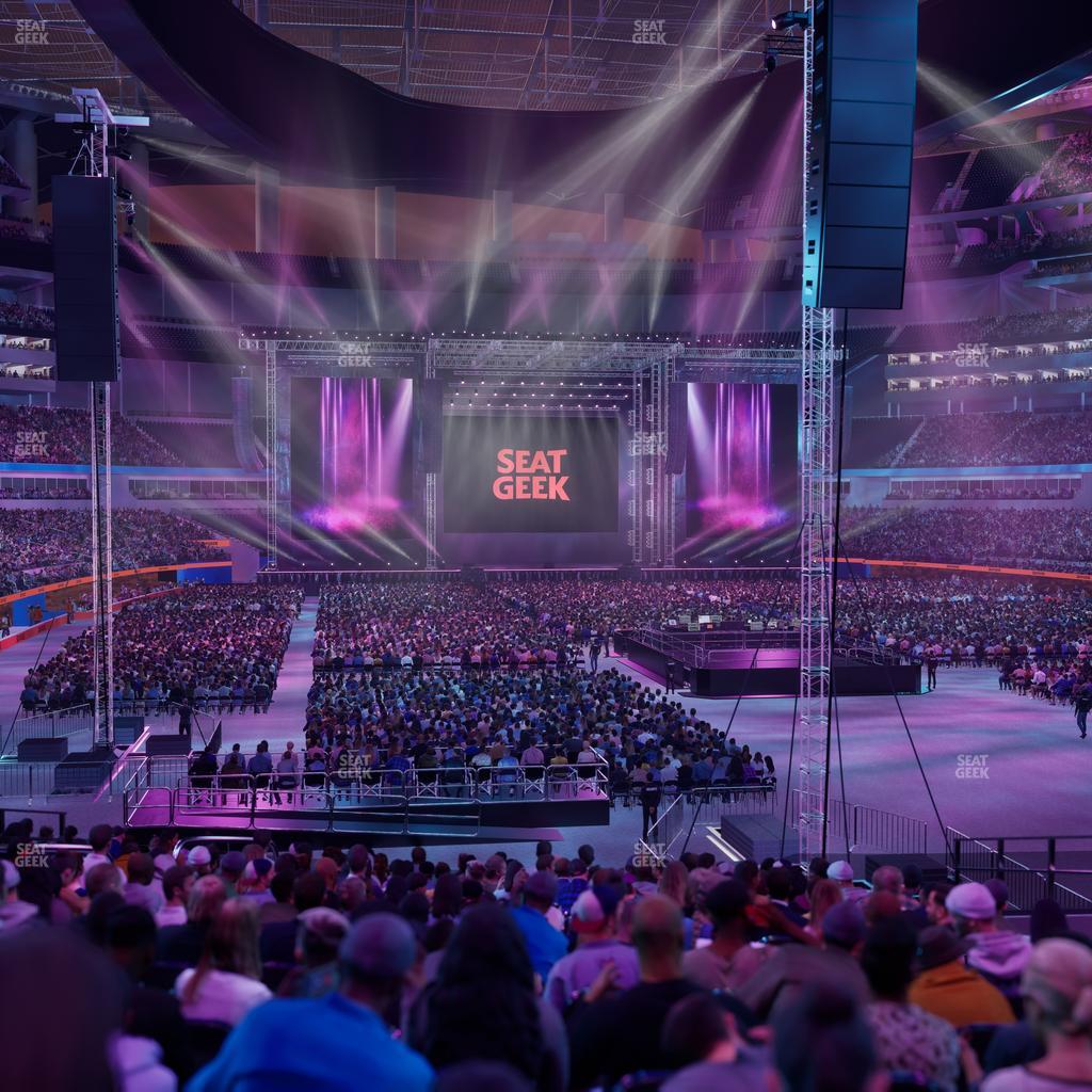 SoFi Stadium - Section 120 Seat View