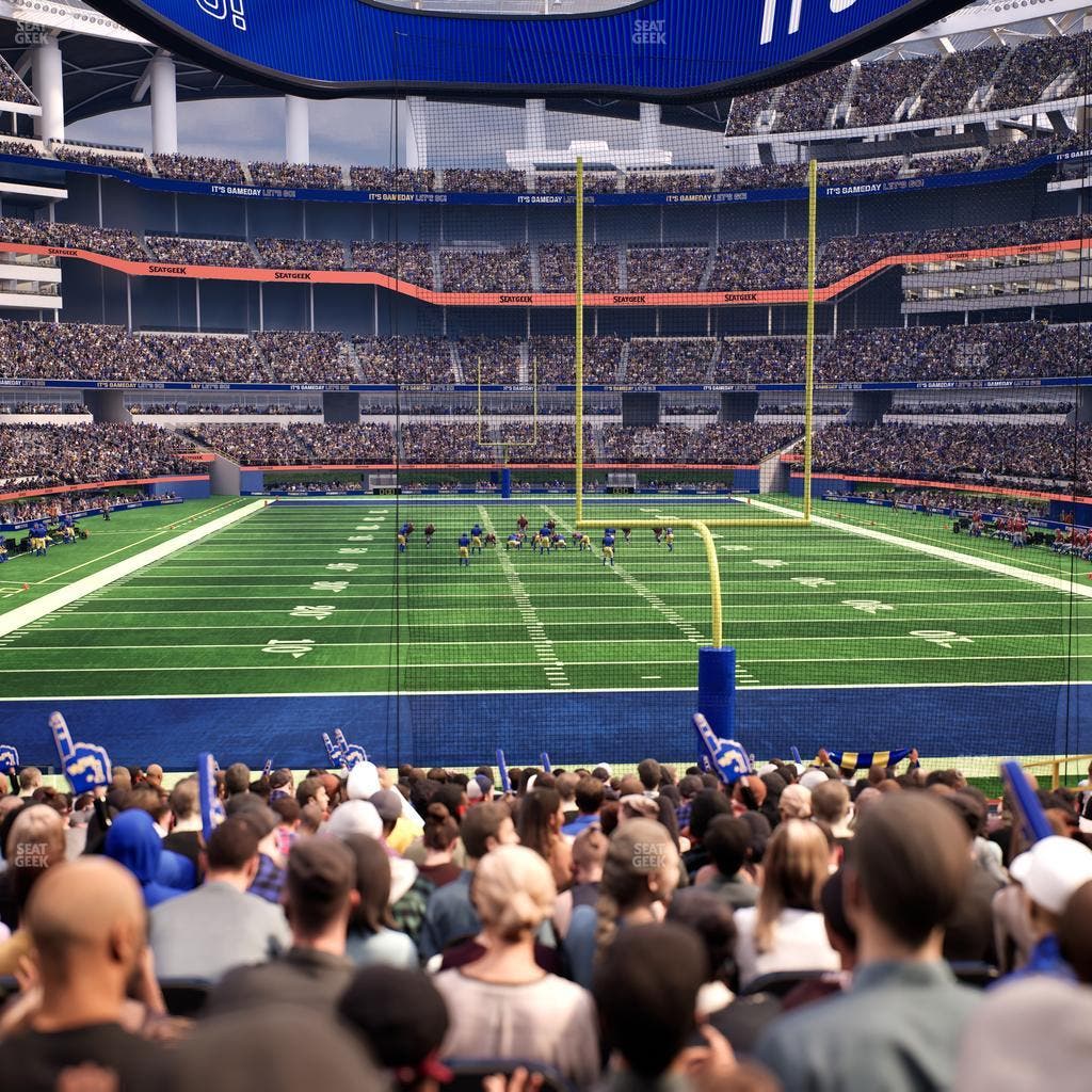 SoFi Stadium - Section 121 Seat View