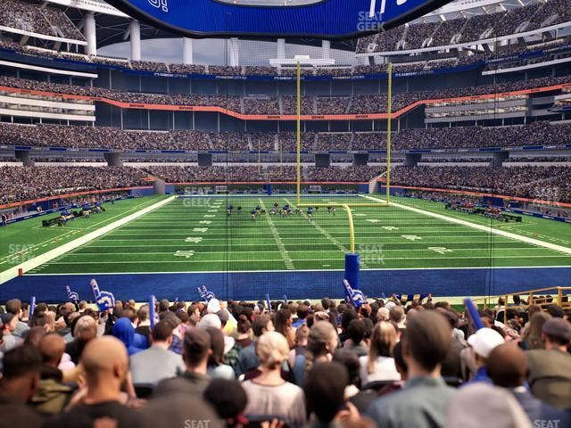 SoFi Stadium - Section 121 Seat View