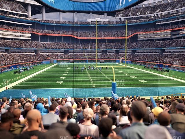 SoFi Stadium - Section 121 Seat View