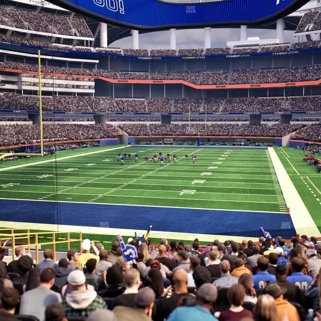 SoFi Stadium - Section 123 Wc Seat View