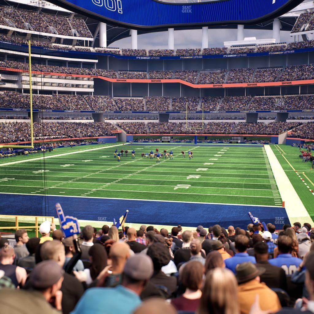 SoFi Stadium - Section 123 Seat View