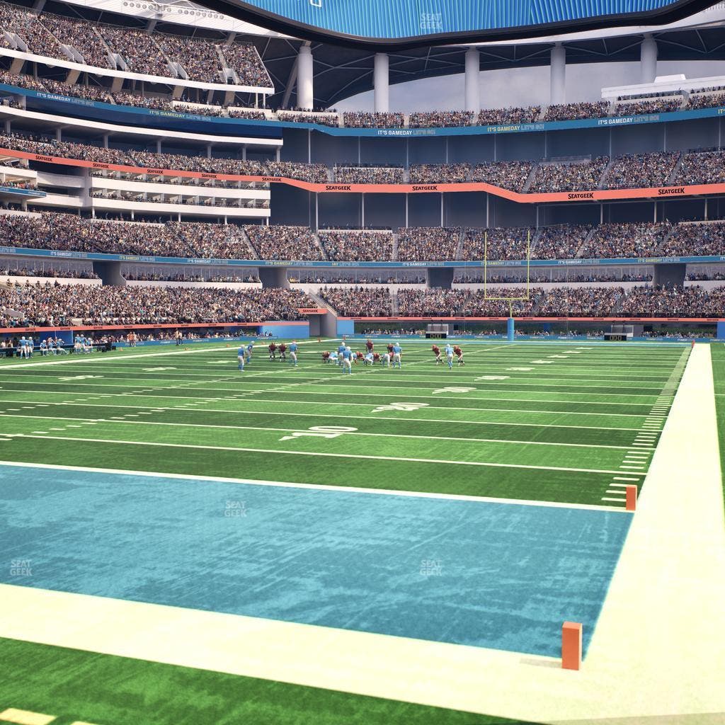 SoFi Stadium - Section 124 Wc Seat View