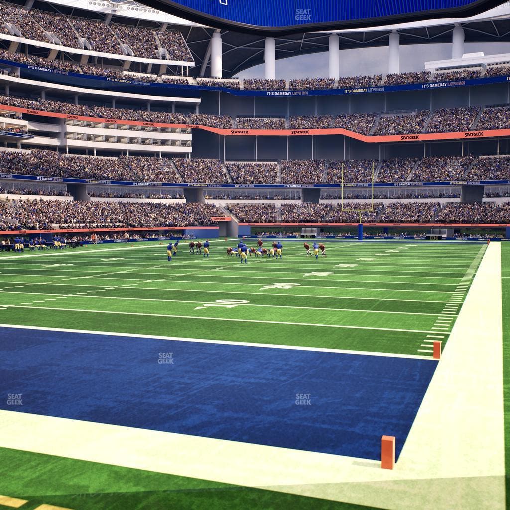 SoFi Stadium - Section 124 Wc Seat View